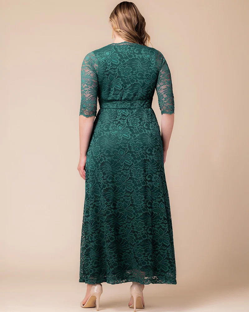 Plus Size Maria Lace Evening Gown - Image 13