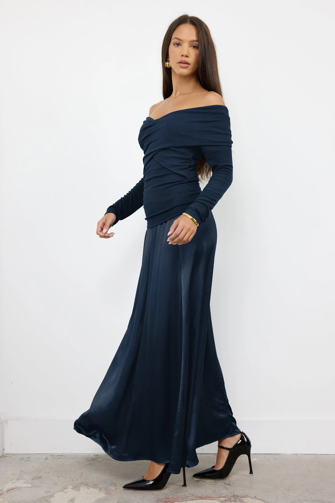Maureen Satin Volume Skirt - Image 15