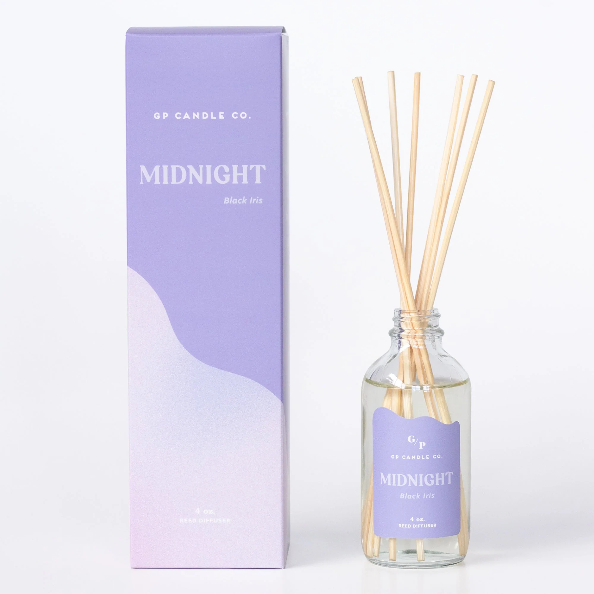 Midnight 4 oz. Hue Reed Diffuser - Black Iris - Image 2