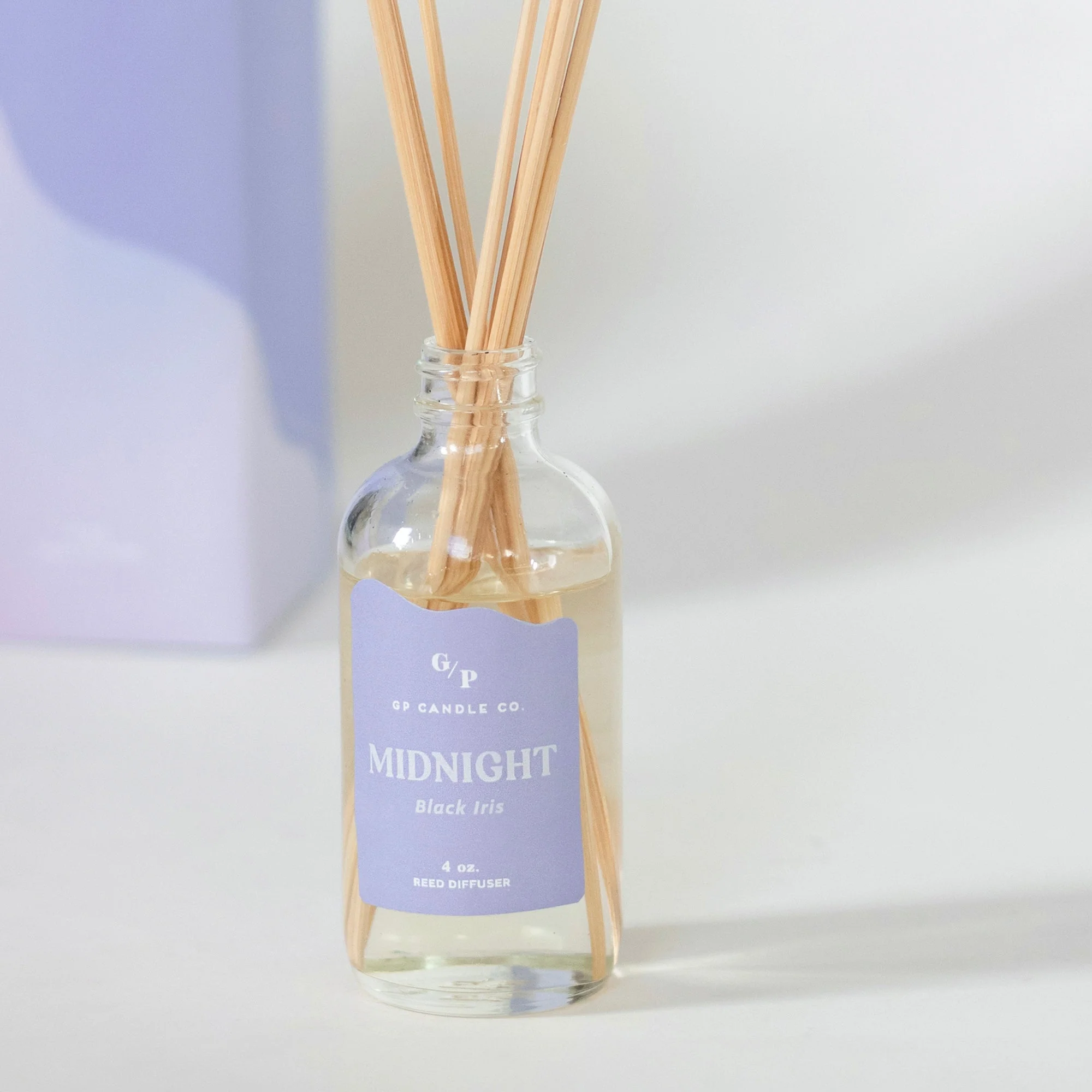 Midnight 4 oz. Hue Reed Diffuser - Black Iris - Image 4