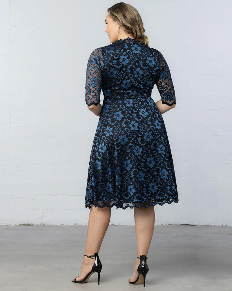 Plus Size Mon Cherie Lace Dress - Image 17