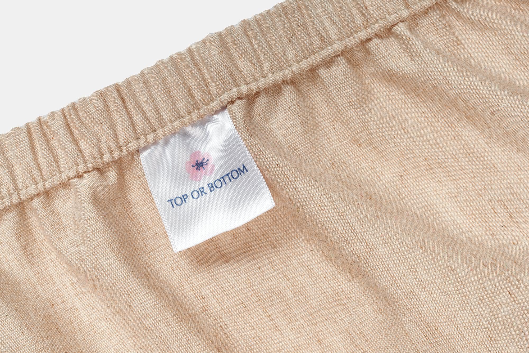 Naturally Dyed Cotton Sheet Set - Coyote Brown - Image 9