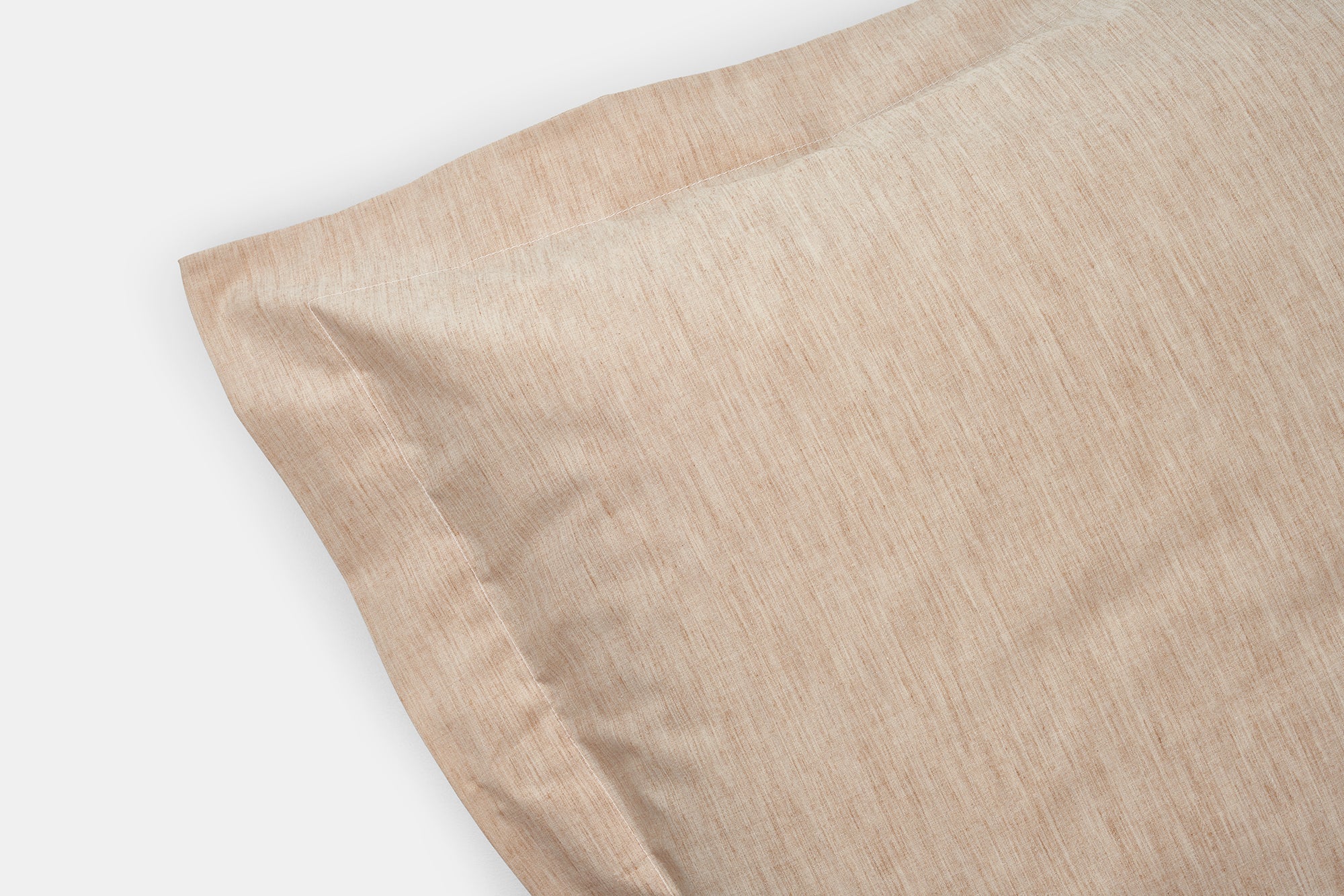 Naturally Dyed Cotton Duvet Cover Set - Coyote Brown - Image 8