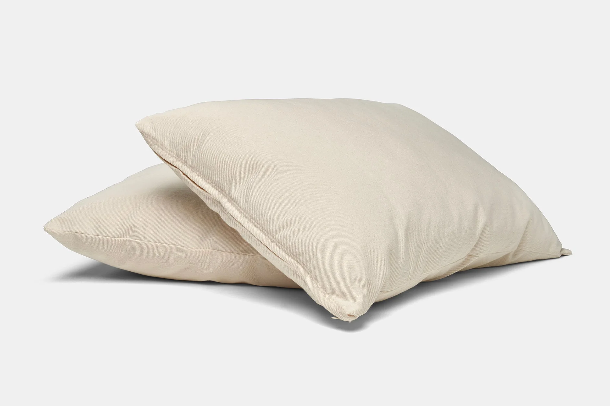 Natural Wool Pillow USA Cotton Cover - Customizable - Image 2