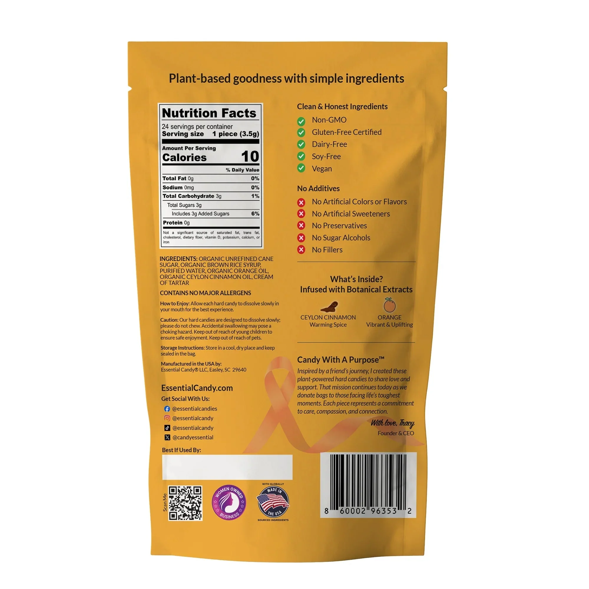 Happy & Heart-Friendly Botanical Candy Lozenges - 24 Count - Image 2
