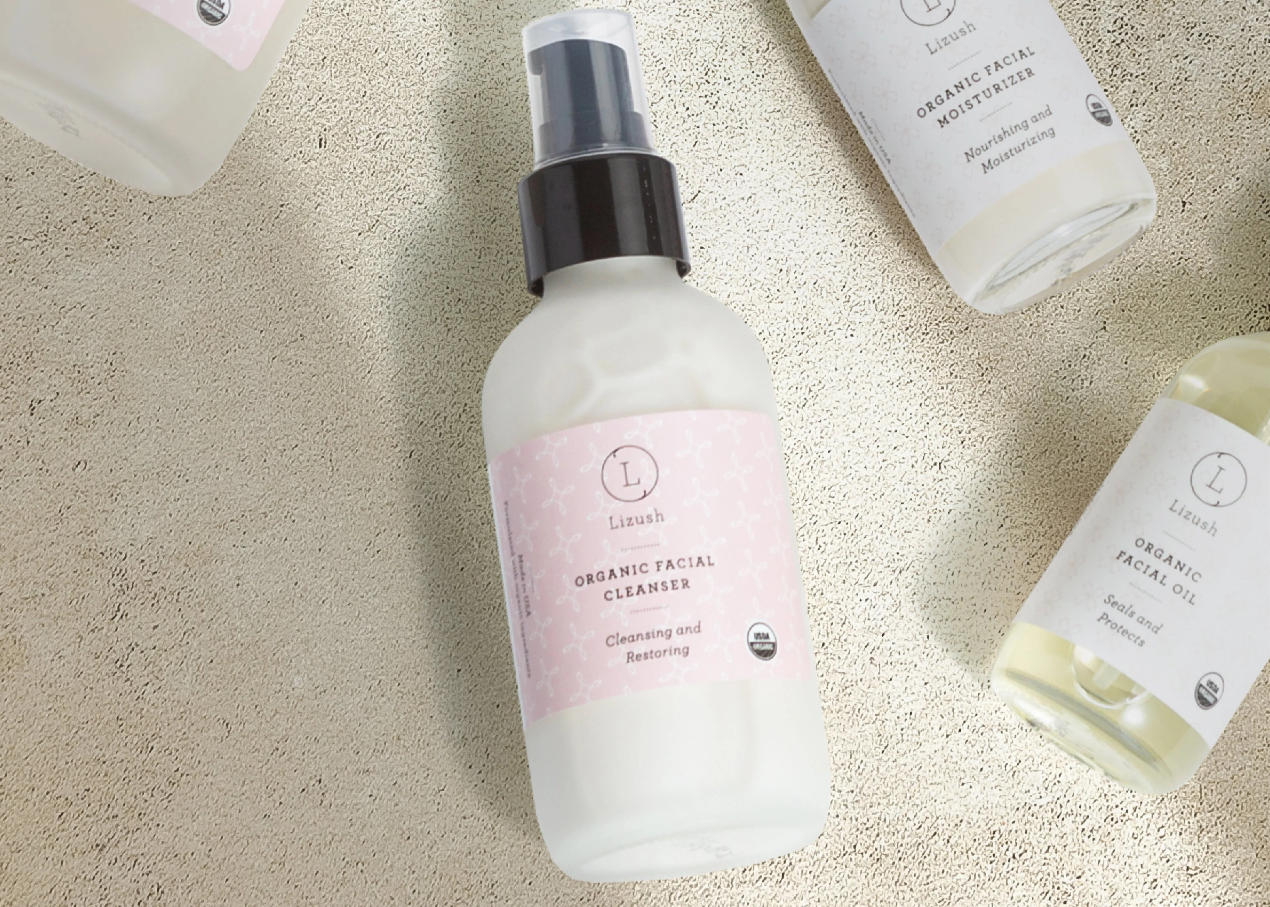 Organic Restoring Facial Cleanser - Lavender, 4 fl. oz.
