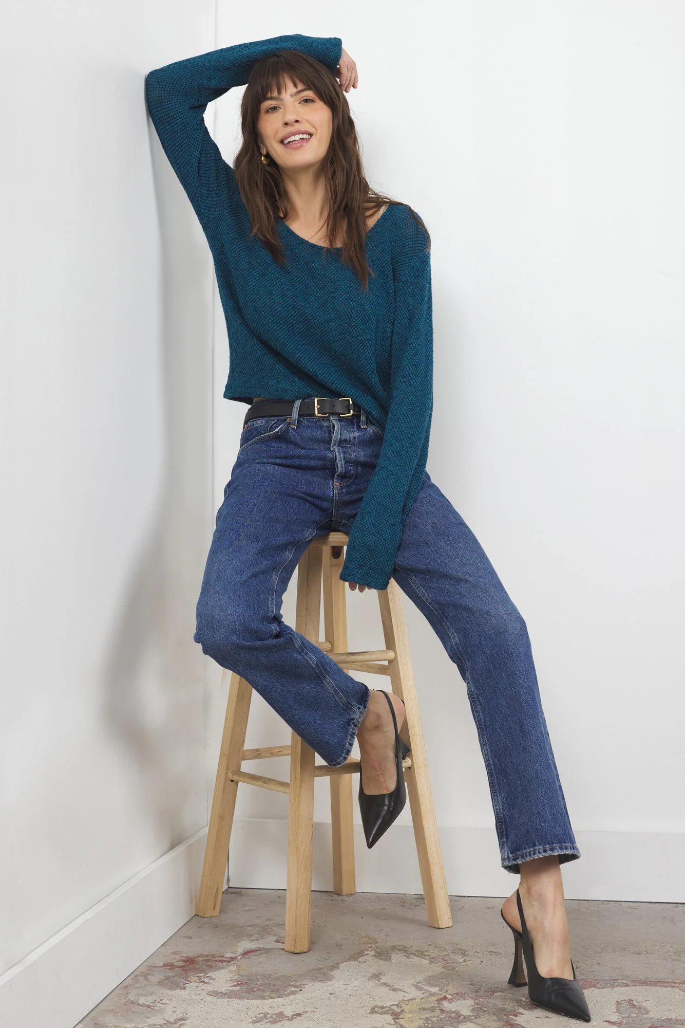 Orion Sweater Pullover Mesh Fabric - Image 2