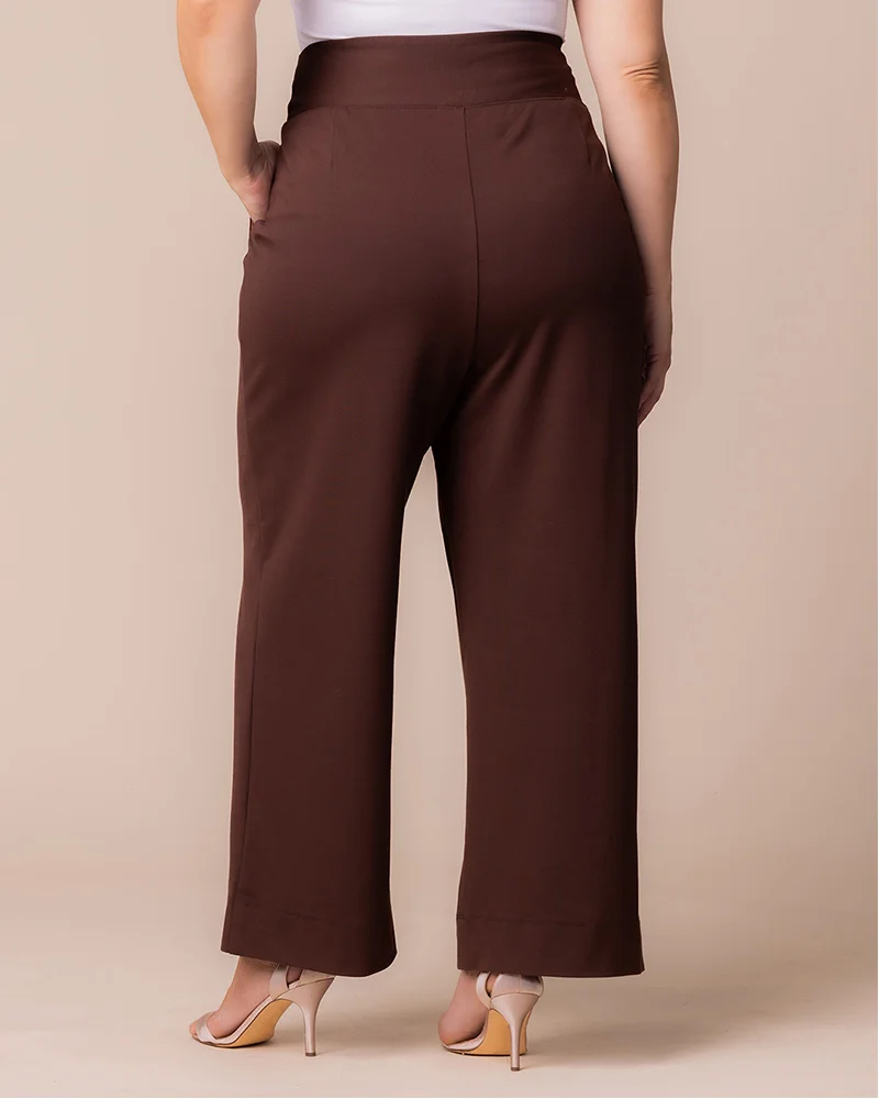 Plus Size Polished Ponte Pants - Image 9