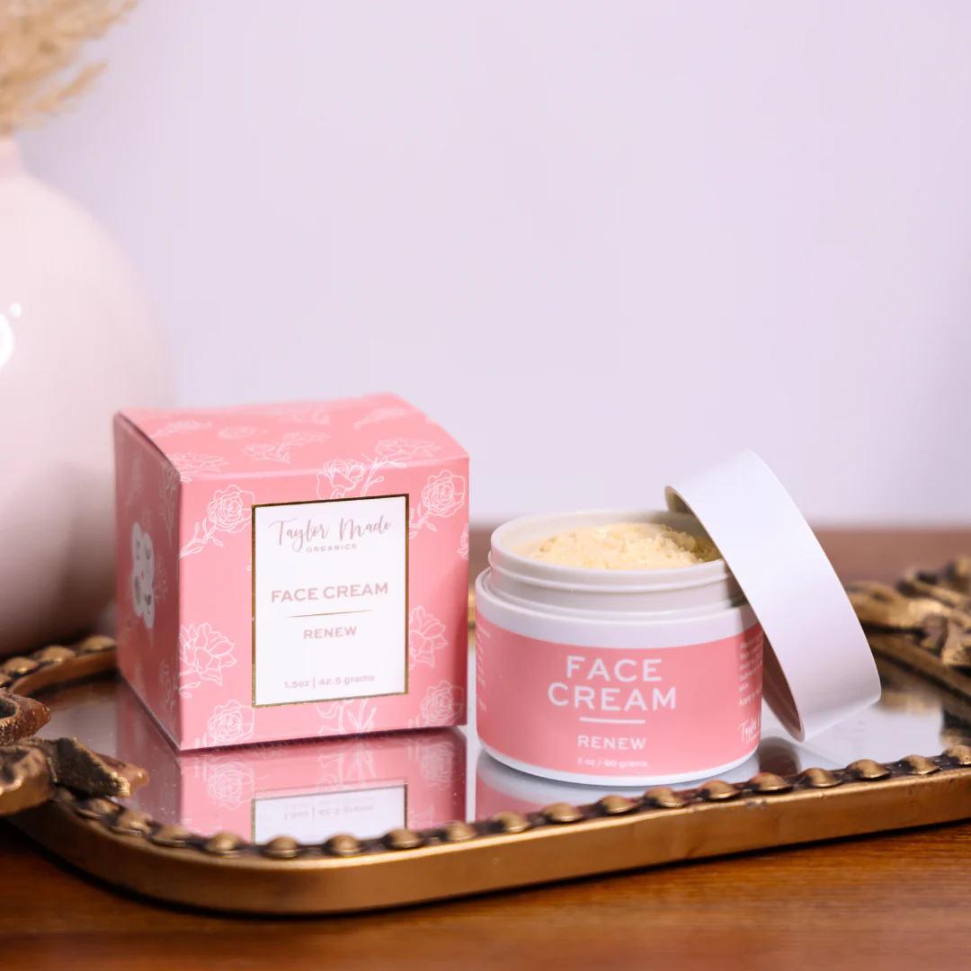 Renew Organic Hydrating Face Cream With Collagen - 1.5 Oz. - Image 3