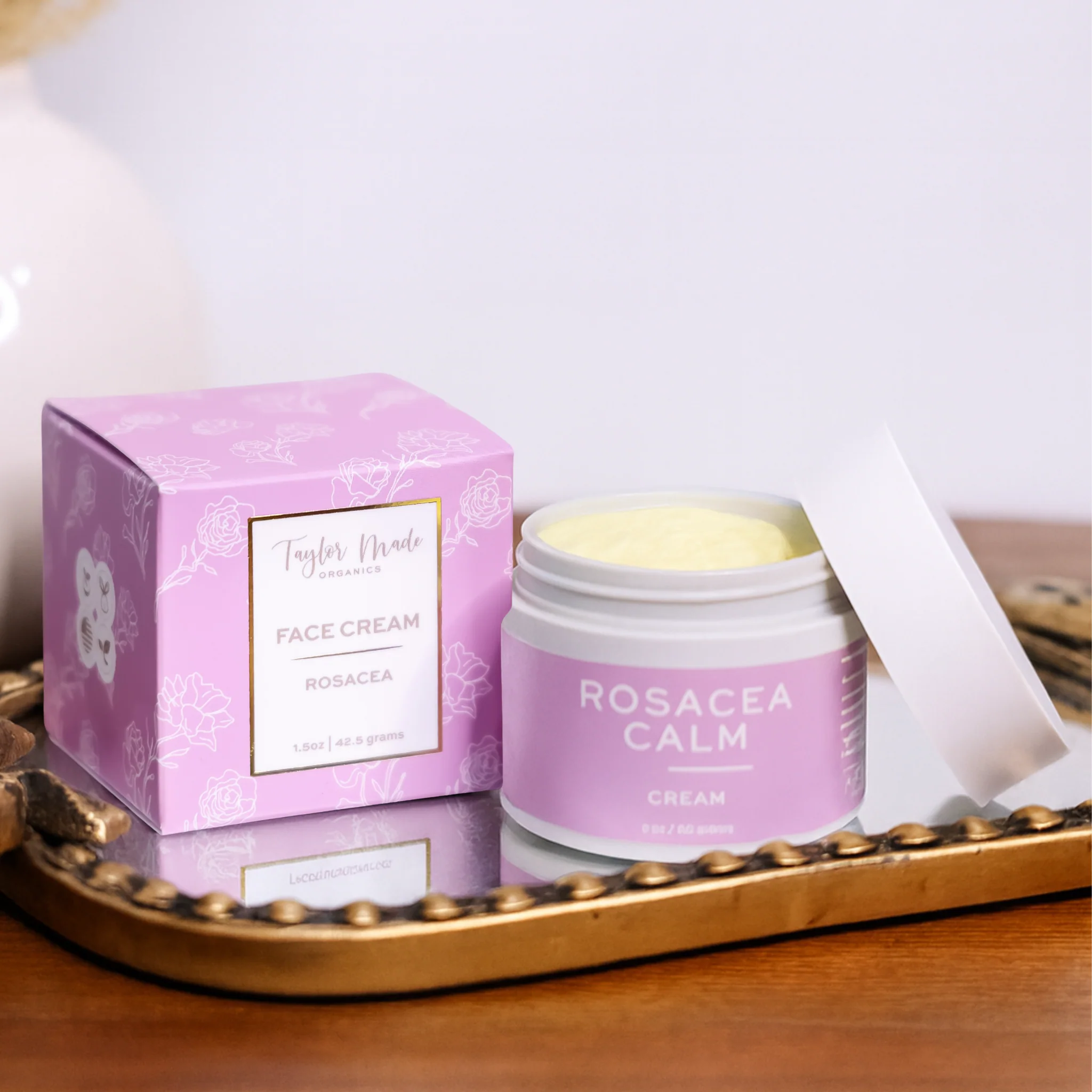 Rosacea Organic Face Cream - Anti-Inflammatory - 1.5 Oz. - Image 5