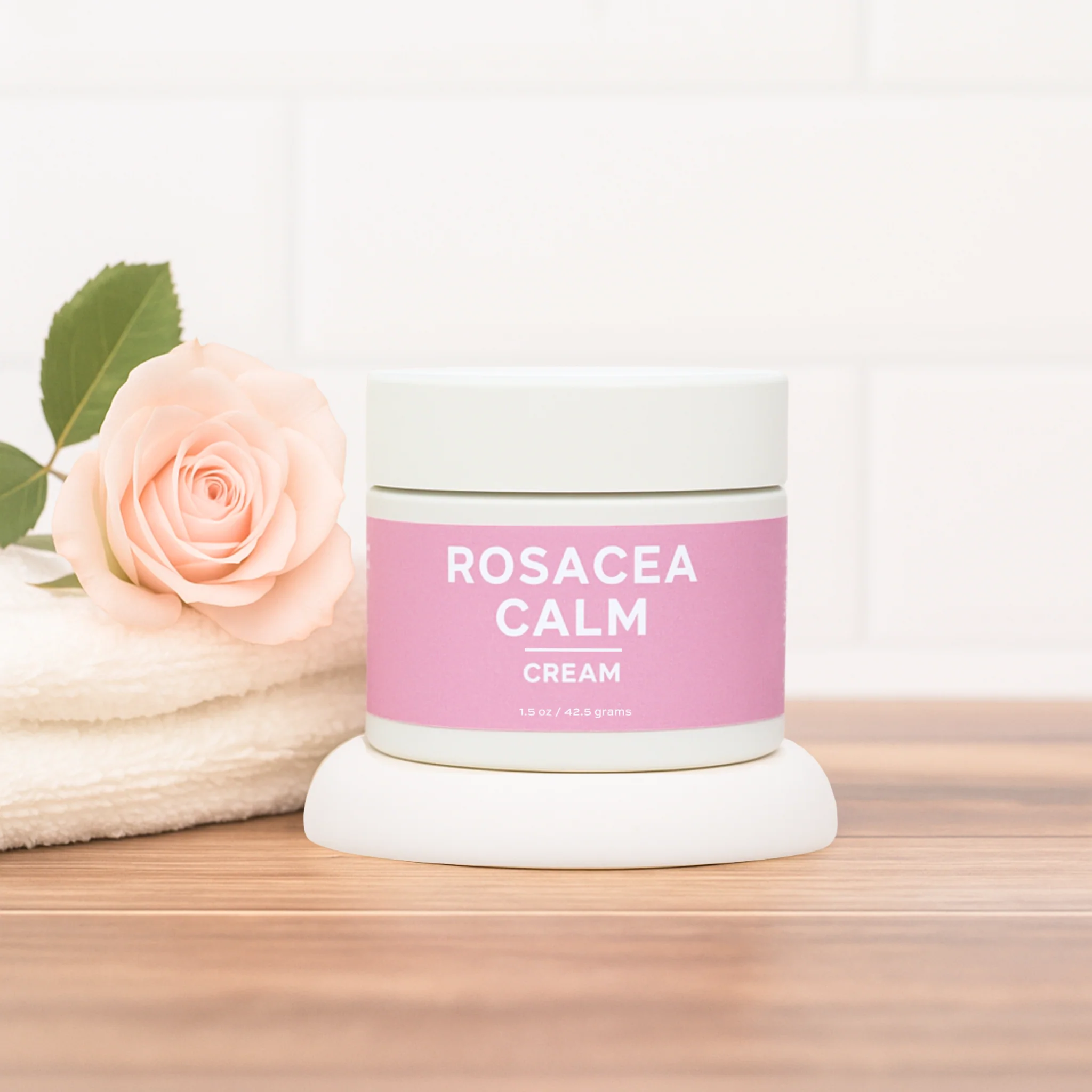 Rosacea Organic Face Cream - Anti-Inflammatory - 1.5 Oz. - Image 6