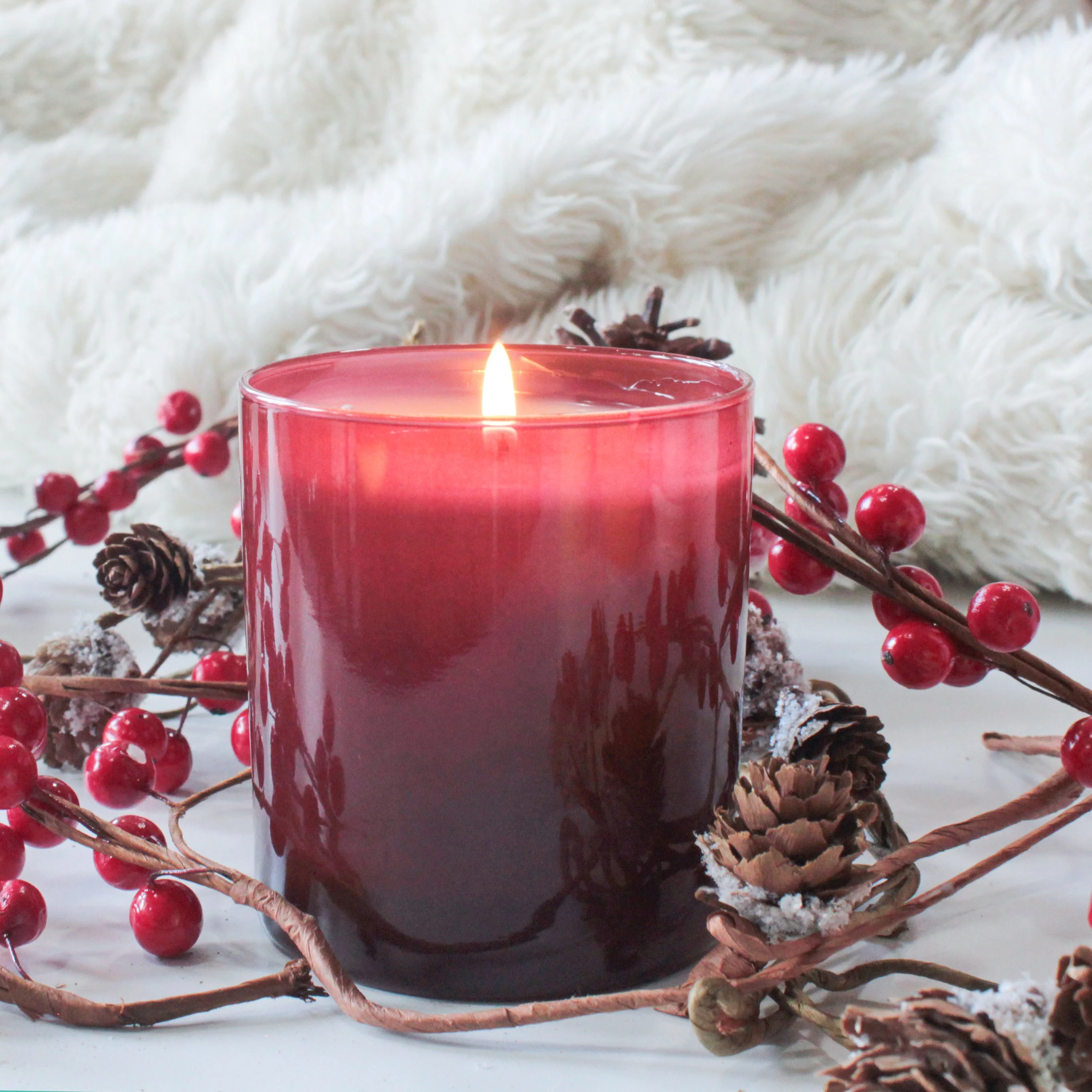 Rouge 9 oz. Hue Soy Candle - Elderberry - Image 6