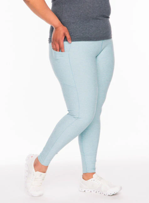 Eco-Friendly Seafoam Wander Pocket Yoga Pants - Image 4