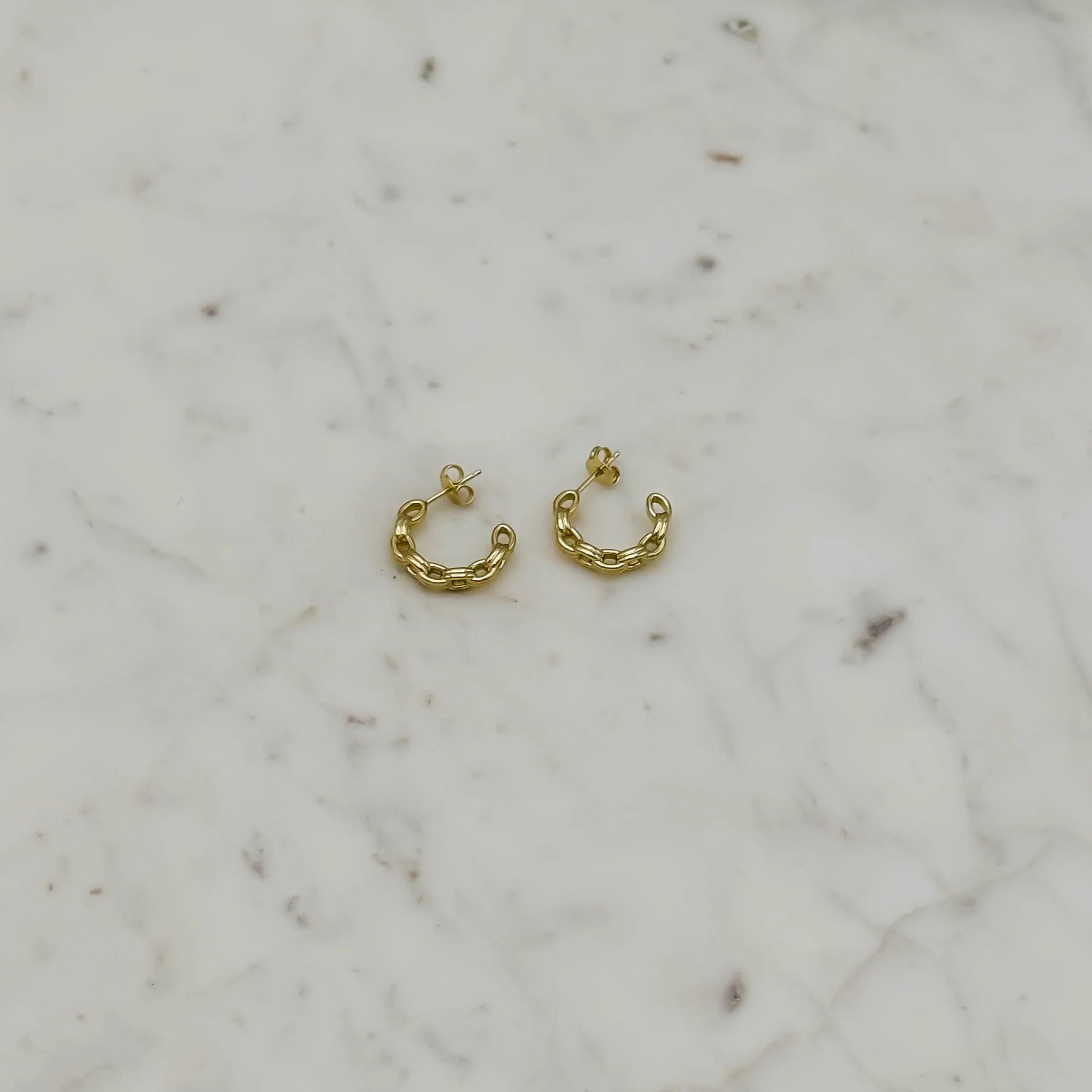18K Gold-Filled Sidney Hoop Earrings - Image 2