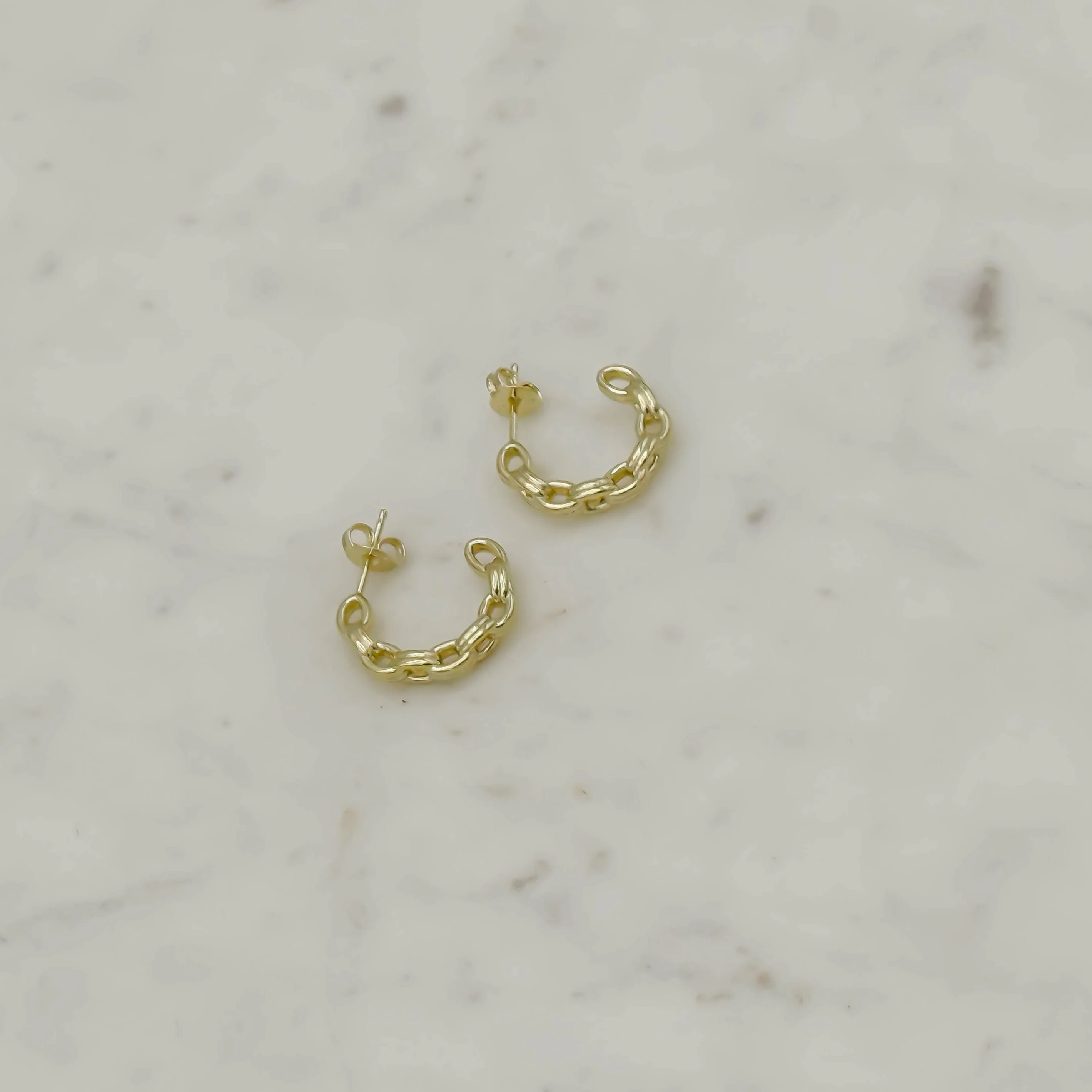 18K Gold-Filled Sidney Hoop Earrings - Image 3