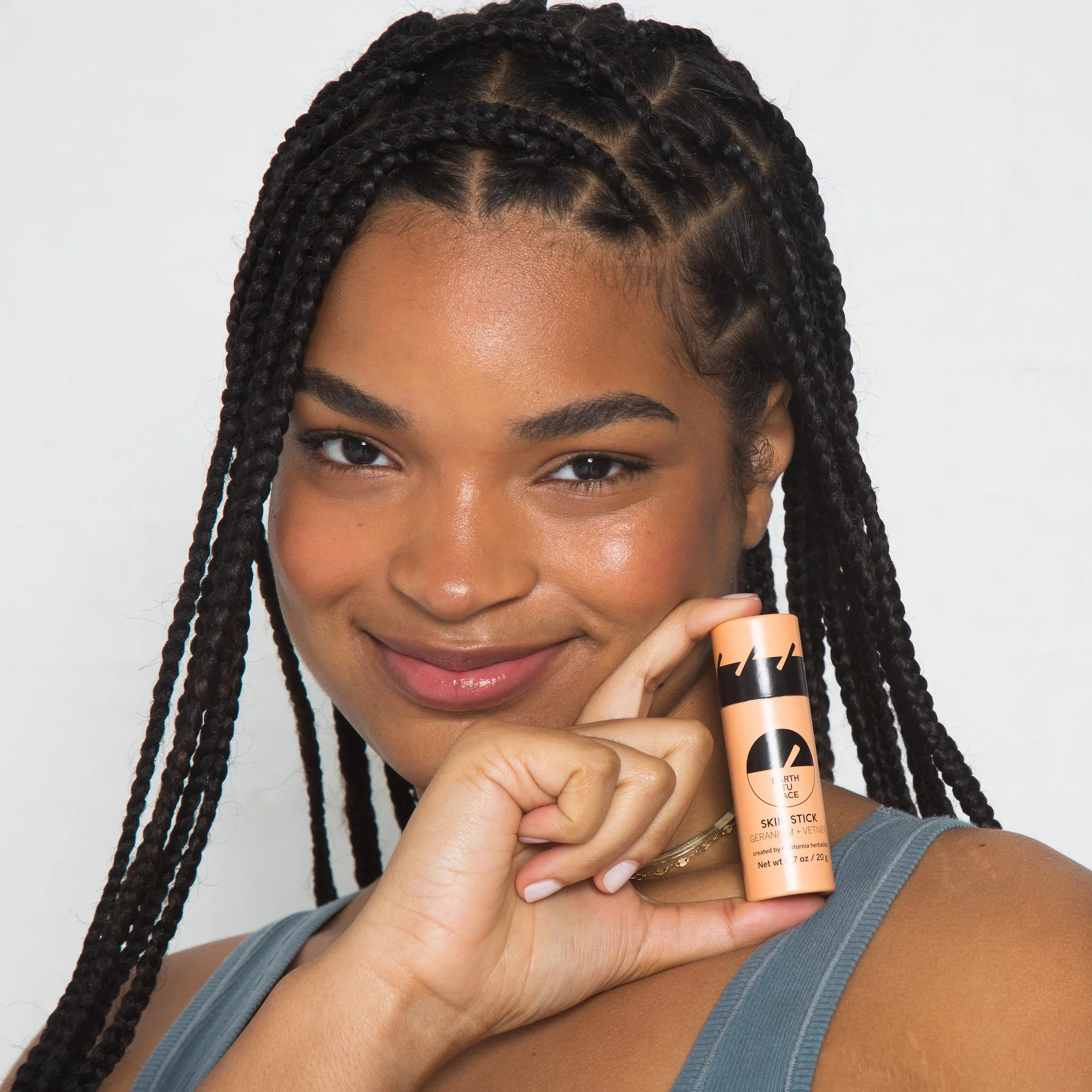 Herbal Moisturizing Skin Stick - Geranium Vetiver - Image 2