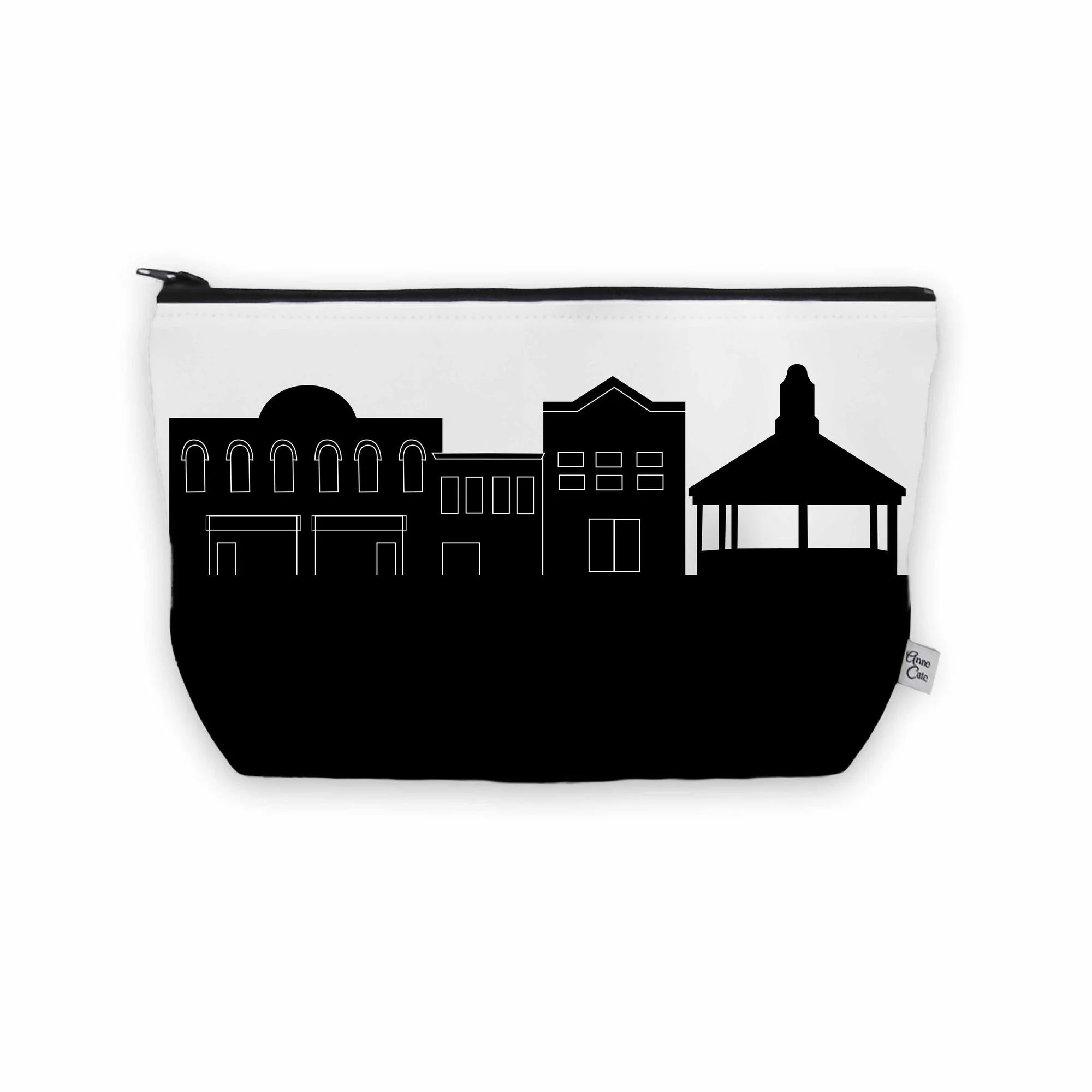 Skyline Minimalist Cosmetic Makeup Bag - Choose Your City - Image 106
