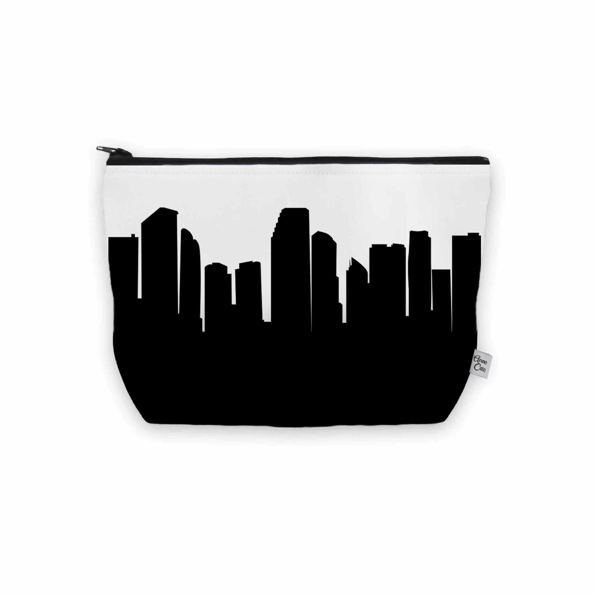 Skyline Minimalist Cosmetic Makeup Bag - Choose Your City - Image 108