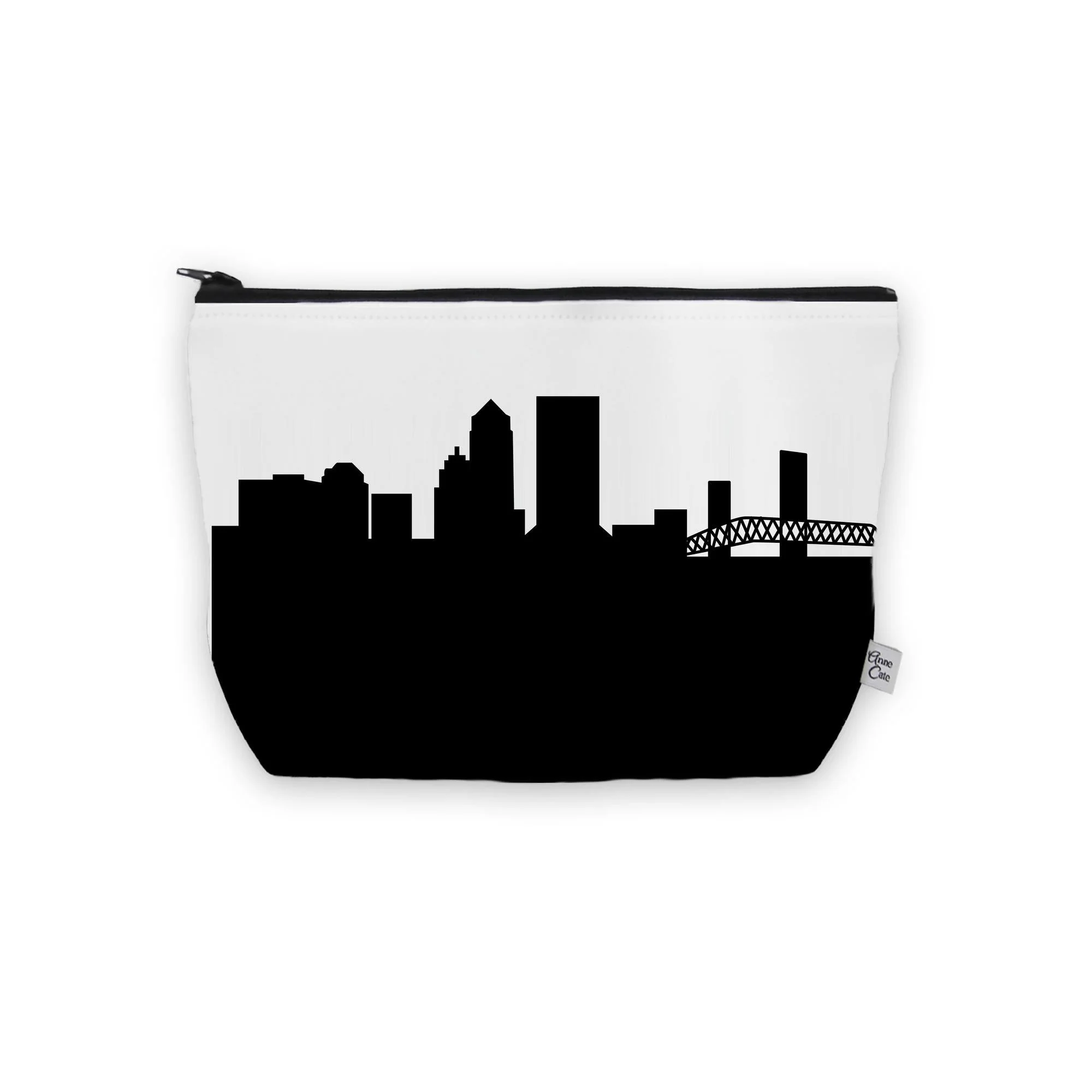 Skyline Minimalist Cosmetic Makeup Bag - Choose Your City - Image 109