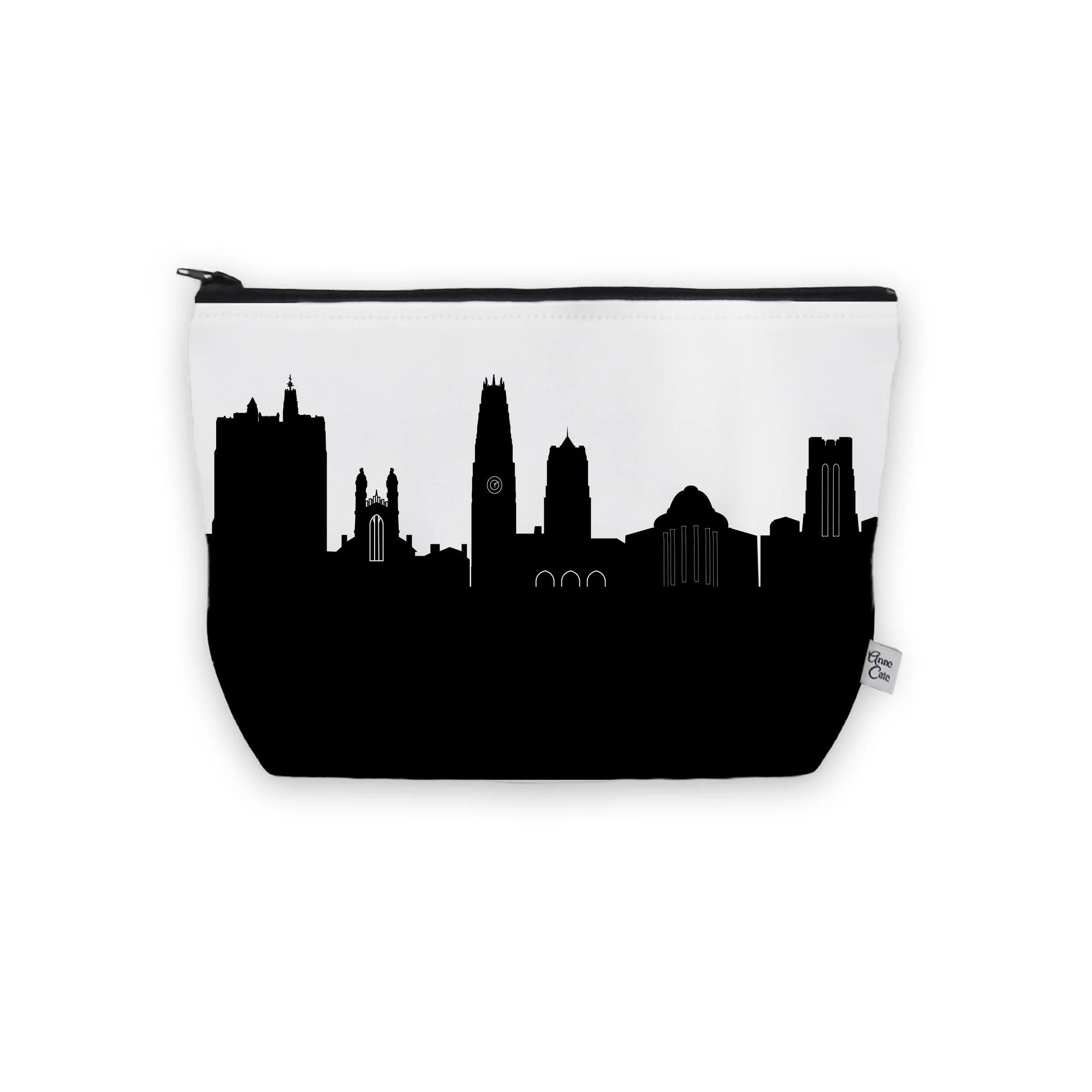 Skyline Minimalist Cosmetic Makeup Bag - Choose Your City - Image 74