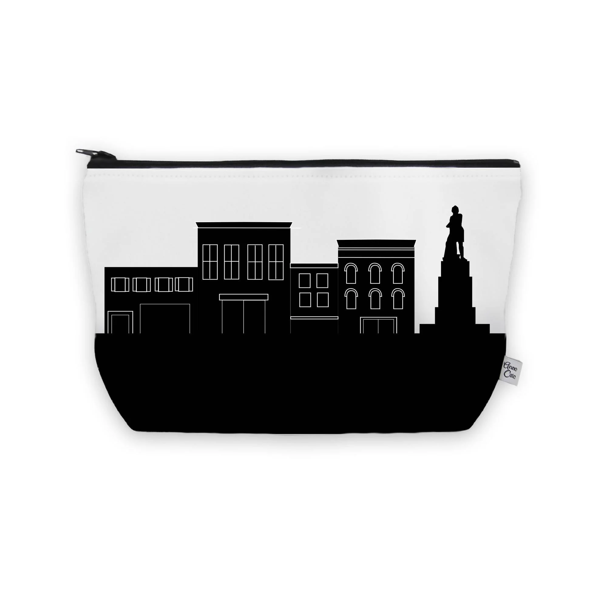 Skyline Minimalist Cosmetic Makeup Bag - Choose Your City - Image 79