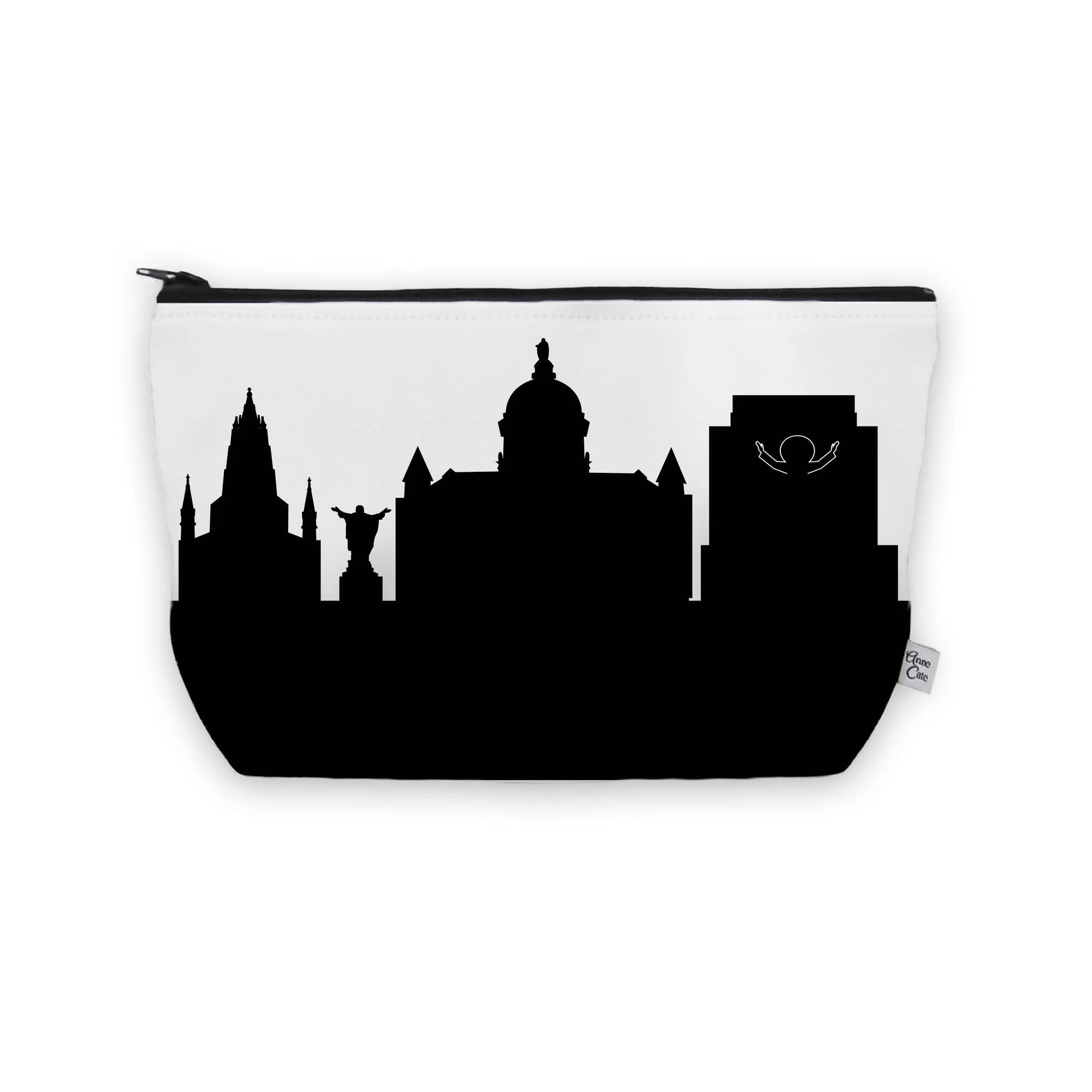 Skyline Minimalist Cosmetic Makeup Bag - Choose Your City - Image 91