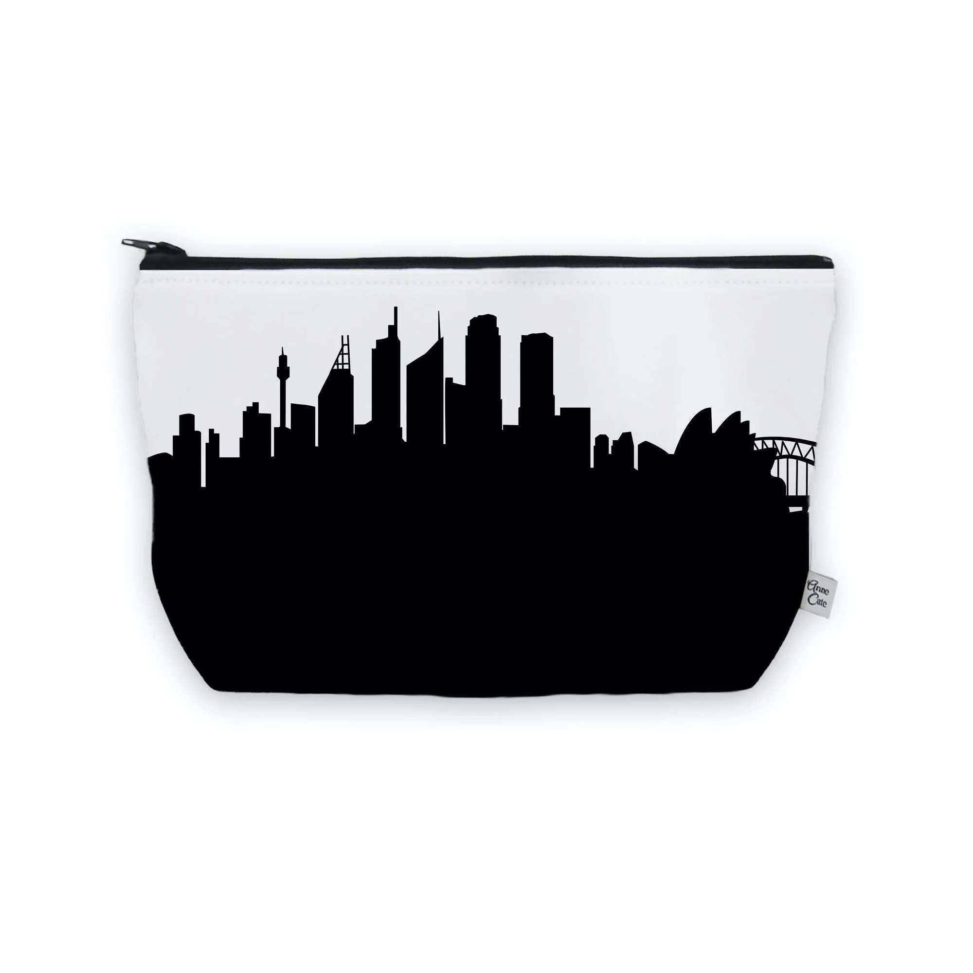Skyline Minimalist Cosmetic Makeup Bag - Choose Your City - Image 98