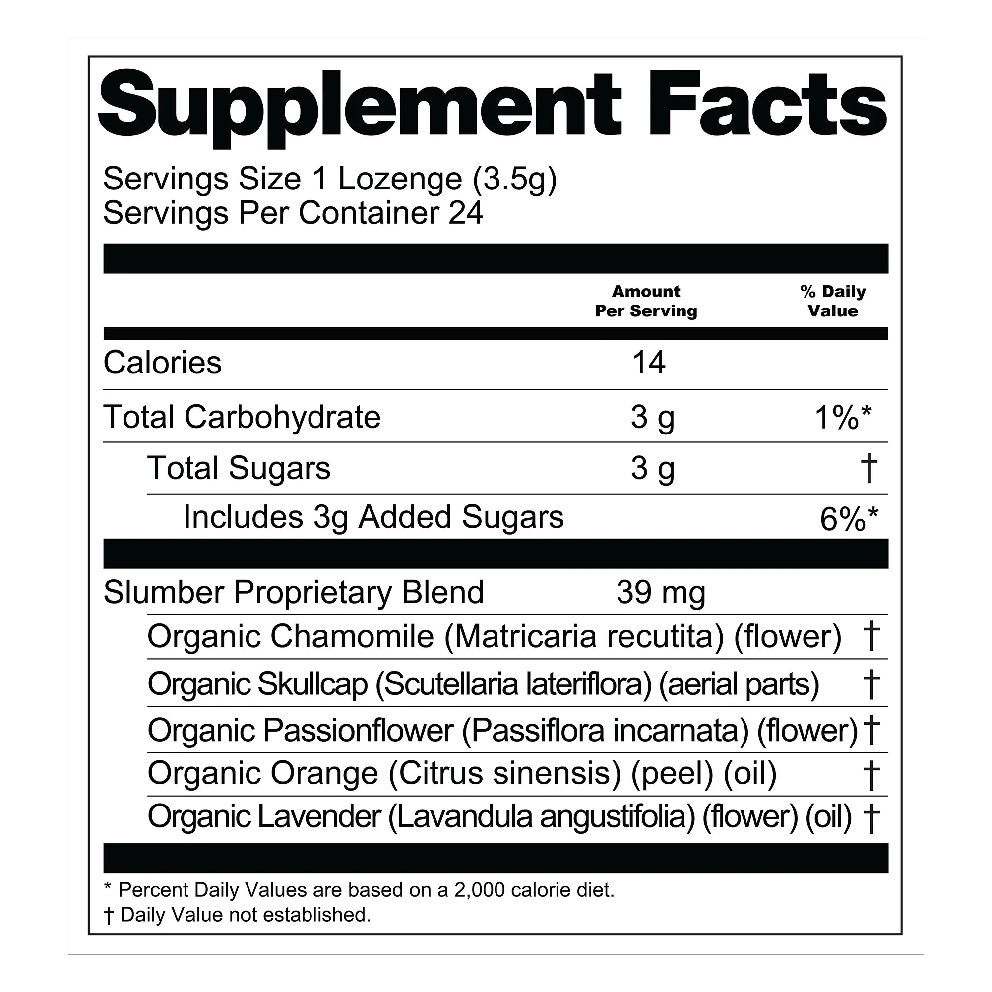 Organic Relax & Slumber Botanical Lozenges - 24 Count - Image 5