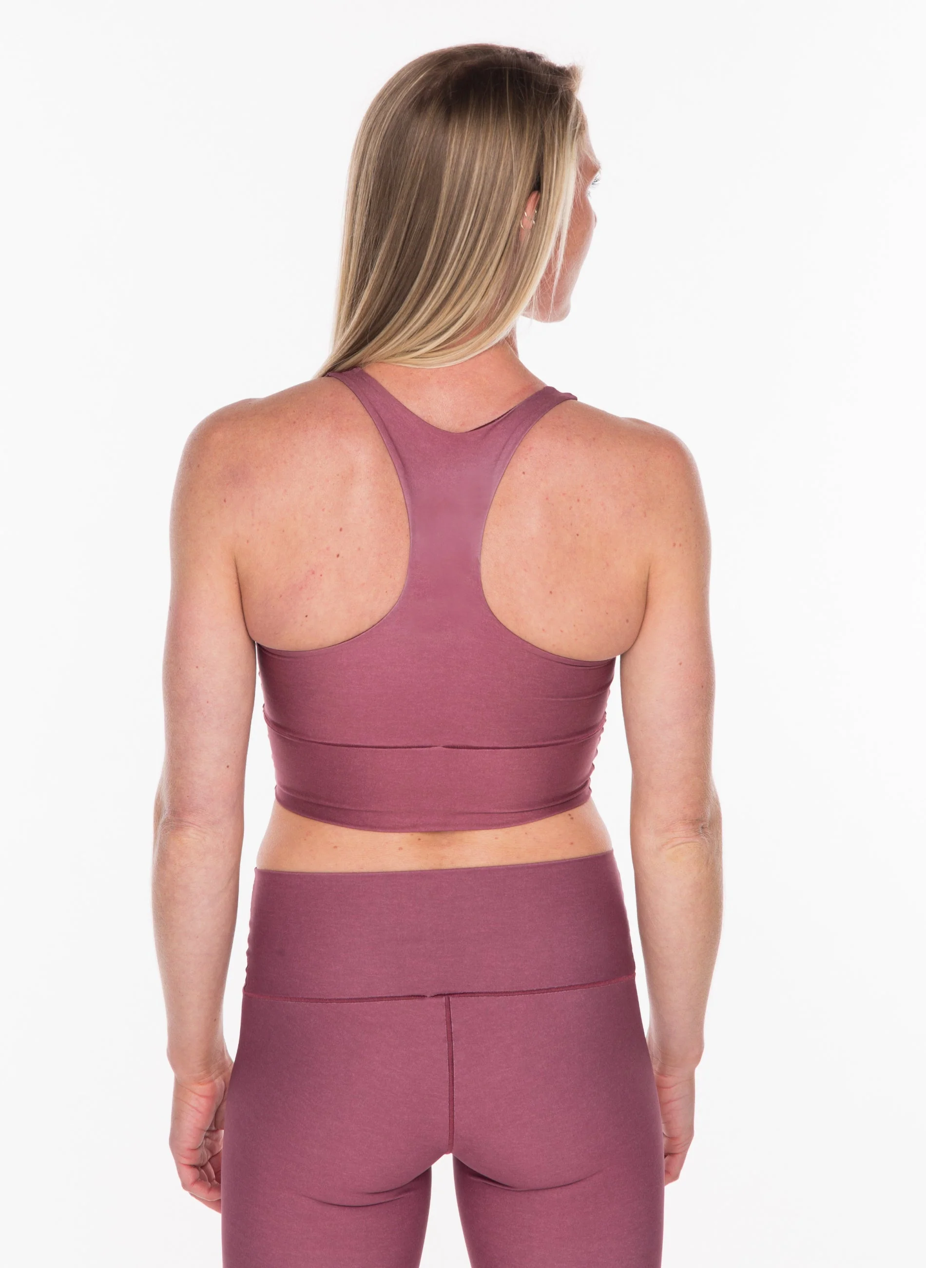 Eco-Friendly Summit Longline Sports Bra - Sunset - Image 2