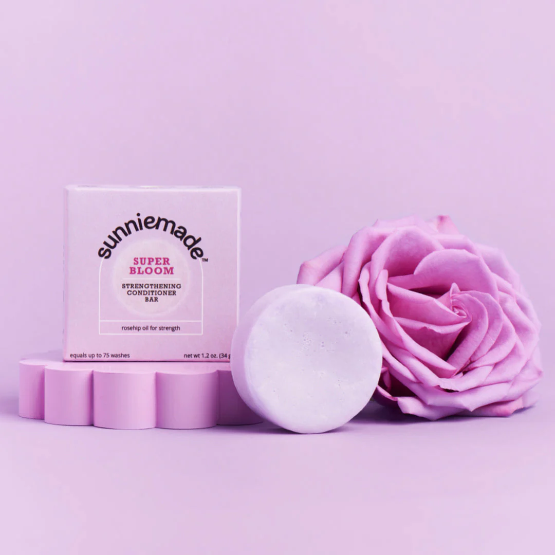 Super Bloom Strengthening Conditioner Bar - Rose - Image 2
