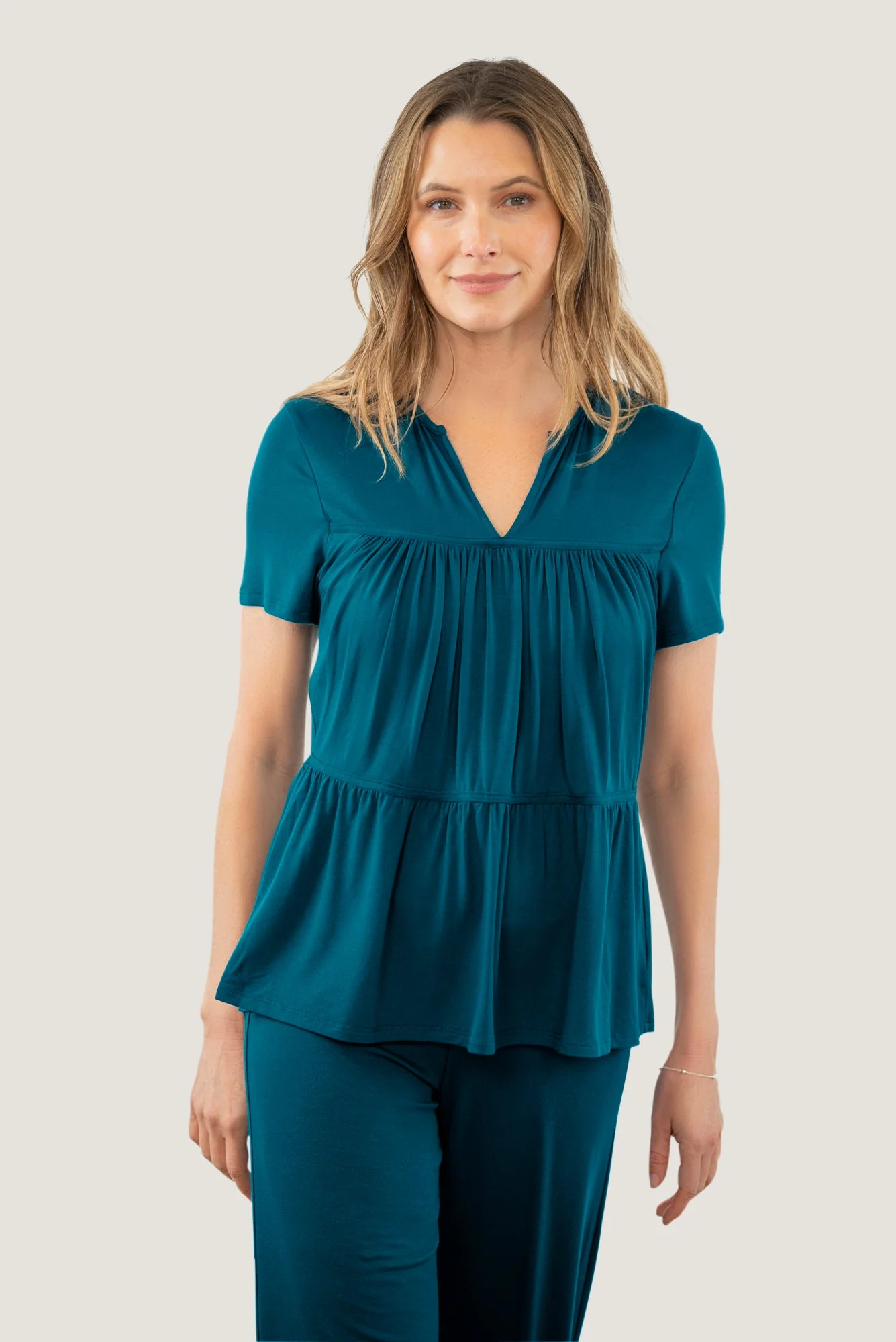 Top Tier Tee with Light Hug Bra-Free Shelf - Image 14
