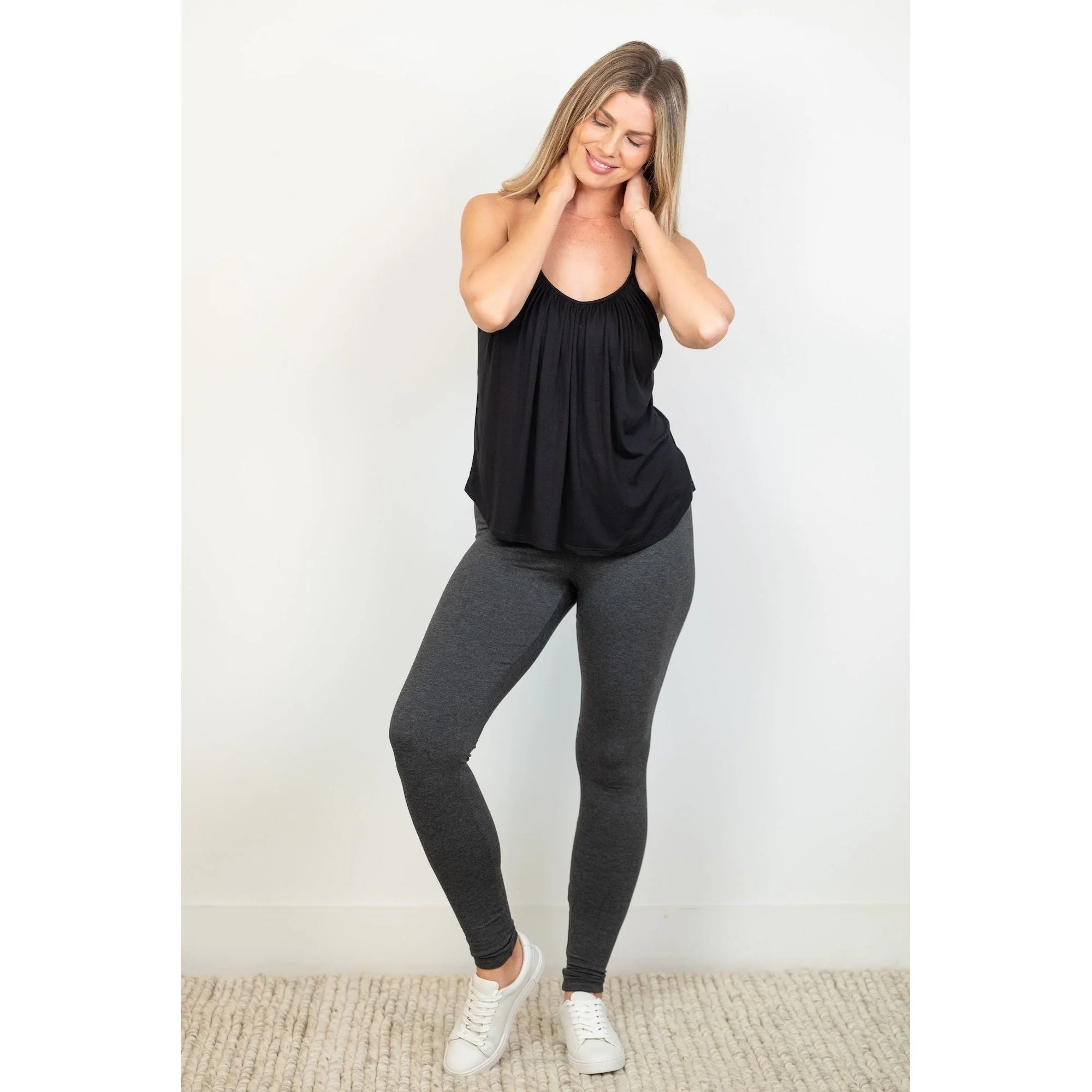Ultimate Cozy French Terry Comfort Leggings - 29" Inseam - Image 12