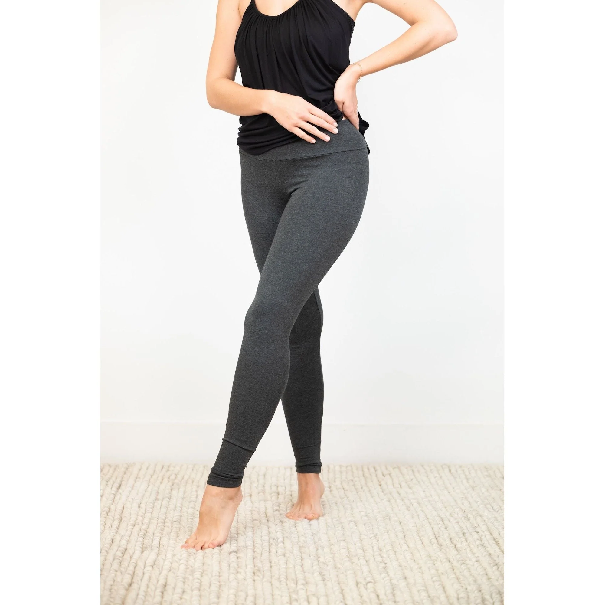 Ultimate Cozy French Terry Comfort Leggings - 29" Inseam - Image 15