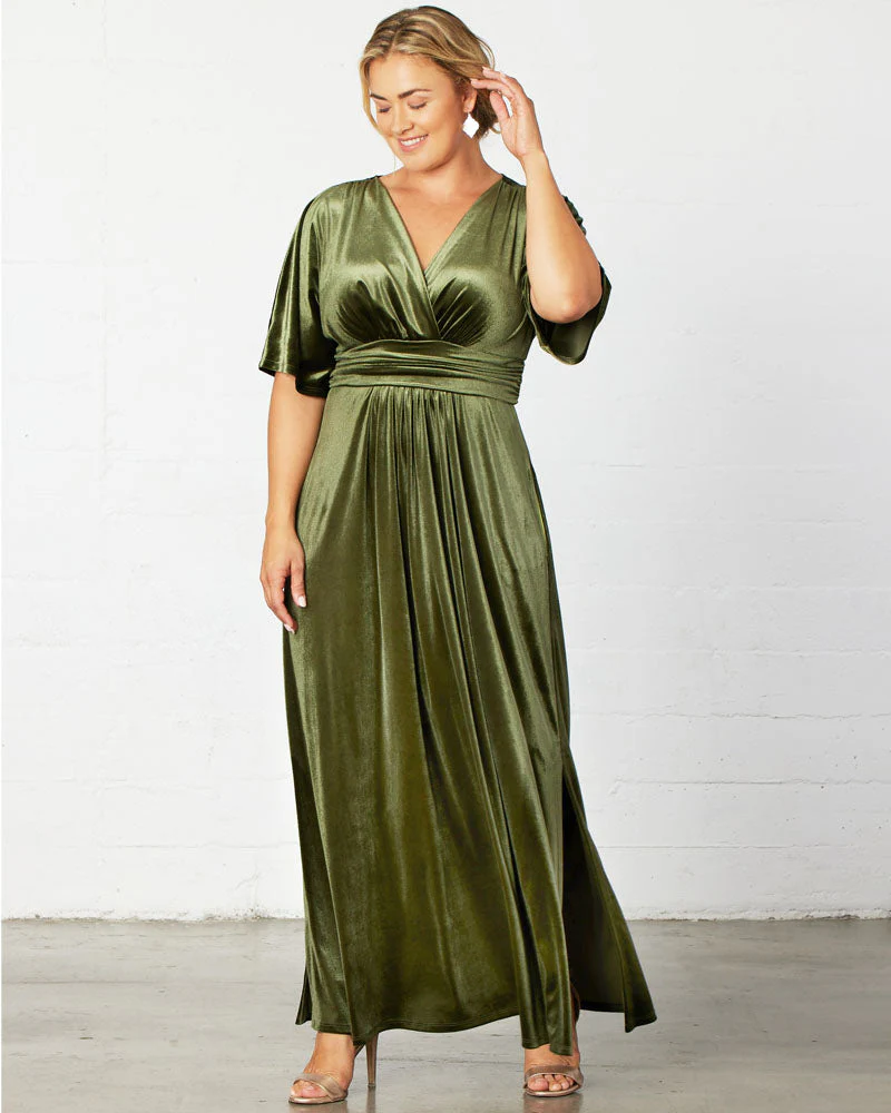 Plus Size Verona Velvet Evening Gown - Image 4