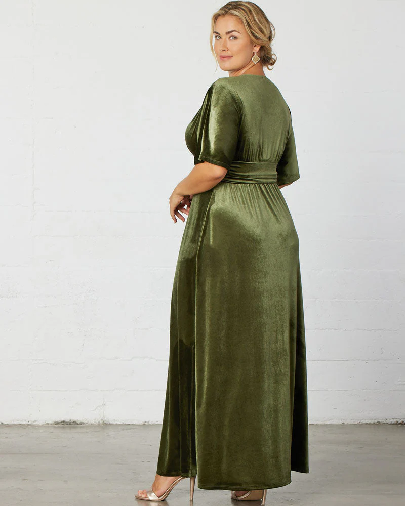 Plus Size Verona Velvet Evening Gown - Image 5