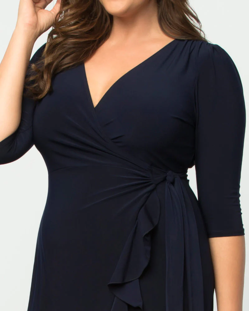 Plus Size Whimsy Wrap Dress - Image 8