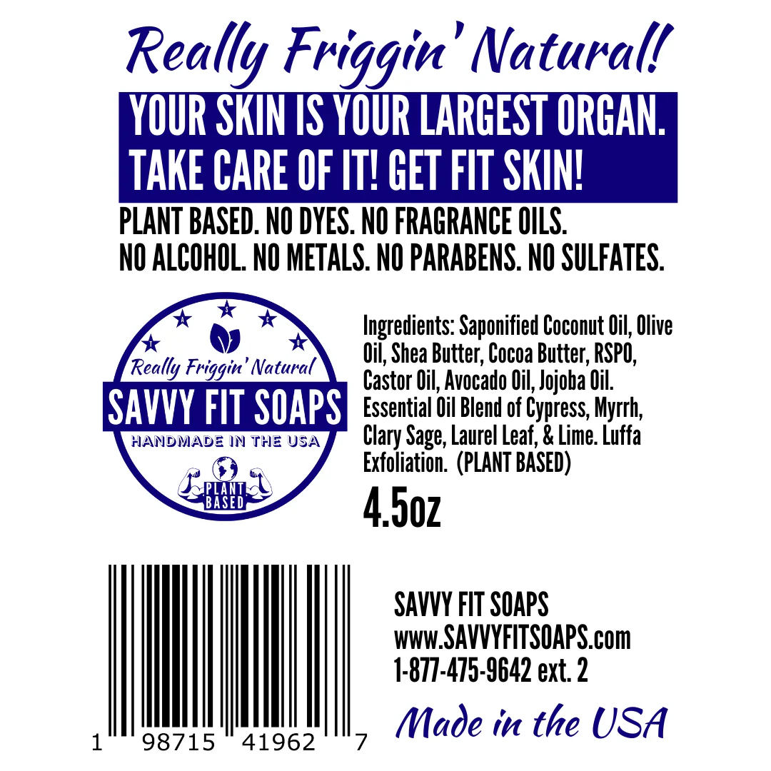 Wonder Bar Exfoliating Soap - Cypress, Sage, Myrrh - 3 Pack - Image 4